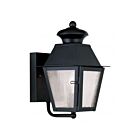 Livex Lighting Mansfield 2160-04 1-Light 60W Black Wall Lantern
