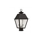 Livex Lighting Mansfield 2166-07 2-Lights 120W Bronze Outdoor Post Lantern