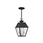 Livex Lighting 2167-07 Mansfield 2-Lights 120W Bronze Outdoor Pendant Light