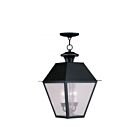 Livex Lighting 2170-04 Mansfield 3-Lights 180W Black Outdoor Pendant Light