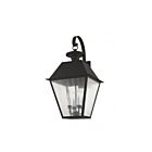 Livex Lighting Mansfield 2172-04 4-Lights 240W Black Wall Lantern