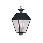 Livex Lighting Mansfield 2173-04 4-Lights 240W Black Outdoor Post Lantern