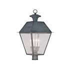 Livex Lighting Mansfield 2173-61 4-Lights 240W Charcoal Outdoor Post Lantern