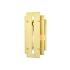 Livex Lighting 21772-12 Utrecht 1-light 100W Satin Brass Outdoor Wall Lantern