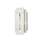 Livex Lighting 21772-91 Utrecht 1-light 100W Brushed Nickel Accents Outdoor Wall Lantern
