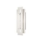 Livex Lighting 21773-91 Utrecht 1-light 100W Brushed Nickel Outdoor Wall Lantern