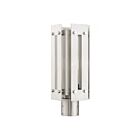 Livex Lighting Utrecht 21774-91 1-Light 100W Brushed Nickel Outdoor Post Top Lantern