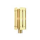 Livex Lighting Utrecht 21776-12 1-Light 100W Satin Brass Outdoor Post Top Lantern