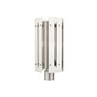 Livex Lighting Utrecht 21776-91 1-Light 100W Brushed Nickel Outdoor Post Top Lantern