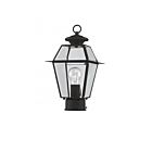 Livex Lighting Westover 2182-04 1-Light 100W Black Outdoor Post Lantern