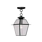 Livex Lighting 2183-04 Westover 1-Light 100W Black Outdoor Pendant Light