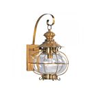 Livex Lighting Harbor 2222-22 1-Light 100W Flemish Brass Wall Lantern