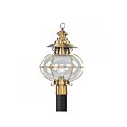 Livex Lighting Harbor 2226-22 1-Light 150W Flemish Brass Outdoor Post Lantern