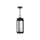 Livex Lighting 22385-04 Sheridan 2-Lights 120W Black with Brushed Nickel Candles Outdoor Pendant Light