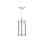 Livex Lighting 22385-91 Sheridan 2-Lights 120W Brushed Nickel Outdoor Pendant Light