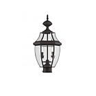 Livex Lighting Monterey 2254-07 2-Lights 120W Bronze Outdoor Post Lantern