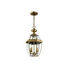 Livex Lighting 2255-01 Monterey 2-Lights 120W Antique Brass Outdoor Pendant Light