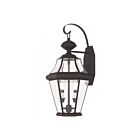 Livex Lighting Georgetown 2261-07 2-Lights 120W Bronze Wall Lantern