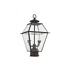 Livex Lighting Westover 2284-07 2-Lights 120W Bronze Outdoor Post Lantern