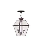 Livex Lighting 2285-07 Westover 2-Lights 120W Bronze Outdoor Pendant Light