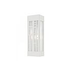 Livex Lighting 22972-91 Malmo 2-lights 80W Brushed Nickel Outdoor Wall Lantern