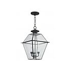 Livex Lighting 2385-01 Westover 3-Lights 180W Antique Brass Outdoor Pendant Light