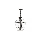 Livex Lighting 2385-07 Westover 3-Lights 180W Bronze Outdoor Pendant Light