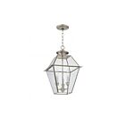 Livex Lighting 2385-91 Westover 3-Lights 180W Brushed Nickel Outdoor Pendant Light