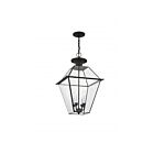 Livex Lighting 2387-04 Westover 4-Lights 240W Black Outdoor Pendant Light