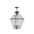 Livex Lighting 2387-07 Westover 4-Lights 240W Bronze Outdoor Pendant Light