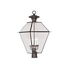 Livex Lighting Westover 2388-07 4-Lights 240W Bronze Outdoor Post Lantern