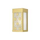 Livex Lighting 24321-32 Berkeley 1-light 40W Satin Gold Outdoor Wall Lantern