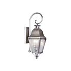Livex Lighting Amwell 2551-29 2-Lights 120W Vintage Pewter Wall Lantern