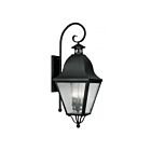 Livex Lighting 2558-04 Amwell 4-lights 240W Black Outdoor Wall Lantern