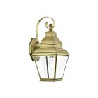 Livex Lighting 2590-01 Exeter 1-light 100W Antique Brass Outdoor Wall Lantern