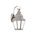 Livex Lighting Exeter 2590-91 1-Light 100W Brushed Nickel Wall Lantern