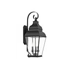 Livex Lighting 2593-07 Exeter 3-lights 180W Bronze Outdoor Wall Lantern