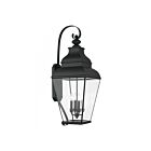 Livex Lighting 2596-04 Exeter 4-lights 240W Black Outdoor Wall Lantern
