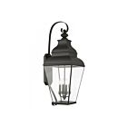 Livex Lighting 2596-07 Exeter 4-lights 240W Bronze Outdoor Wall Lantern