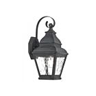 Livex Lighting 2601-61 Exeter 1-light 100W Charcoal Outdoor Wall Lantern