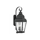 Livex Lighting 2605-04 Exeter 3-lights 180W Black Outdoor Wall Lantern