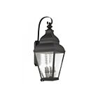 Livex Lighting 2607-07 Exeter 4-lights 240W Bronze Outdoor Wall Lantern