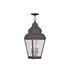 Livex Lighting 2610-07 Exeter 3-Lights 180W Bronze Outdoor Pendant Light