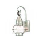 Livex Lighting 26900-91 Newburyport 1-light 60W Brushed Nickel Outdoor Wall Lantern