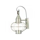 Livex Lighting 26904-91 Newburyport 1-light 100W Brushed Nickel Outdoor Wall Lantern