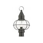 Livex Lighting Newburyport 26905-61 1-Light 100W Charcoal Outdoor Post Top Lantern