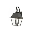 Livex Lighting 27215-61 Wentworth 2-lights 120W Charcoal Outdoor Wall Lantern