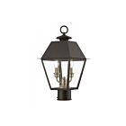 Livex Lighting Wentworth 27216-07 2-Lights 120W Outdoor Post Top Lantern