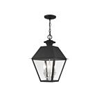 Livex Lighting 27220-04 Wentworth 3-Lights 180W Black Outdoor Pendant Light