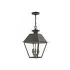 Livex Lighting 27220-61 Wentworth 3-Lights 180W Charcoal Outdoor Pendant Light